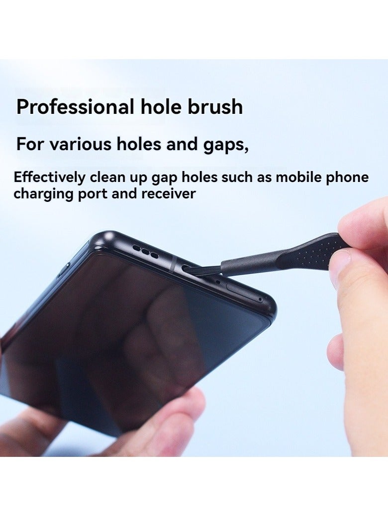 10 In 1 Multifunctional Computer Cleaning Brush Set Keyboard Key Gap Cleaner Dust Removal Soft Brush Tool Headphone Brush Tool  - Image 4