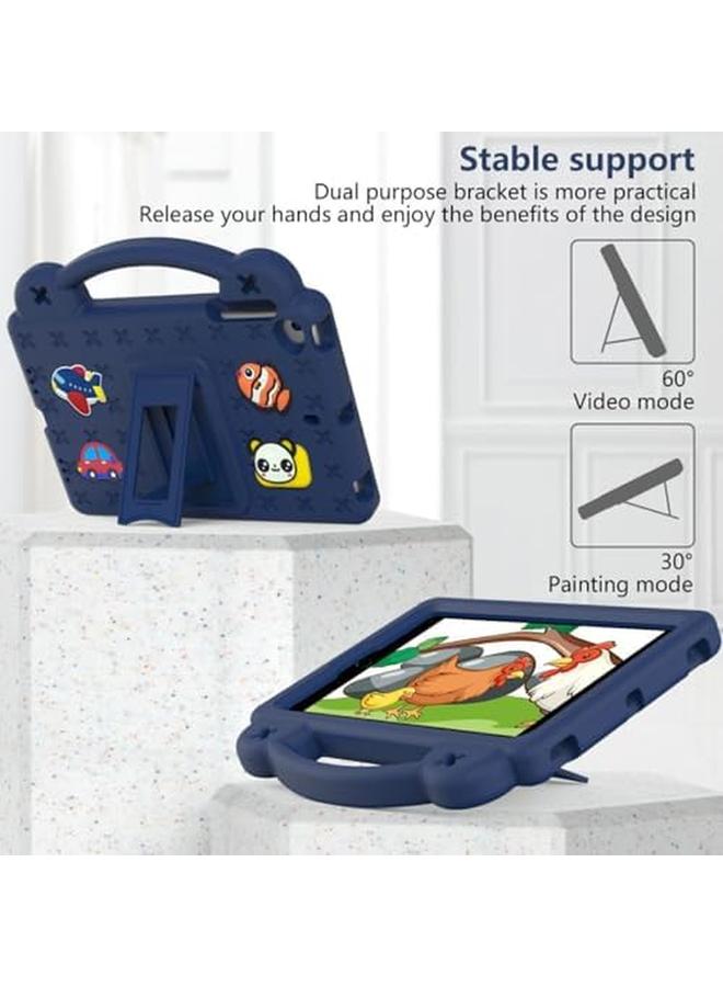erorex Kids Case Compatible With Ipad Mini 5 4 3 2 1 (7.9") Shockproof Lightweight Eva Protective Sleeves With Stand And Handle For 7.9 Inch Ipad Mini 5Th 4Th 3Rd 2Nd 1St Generation Navy Blue  - Image 2