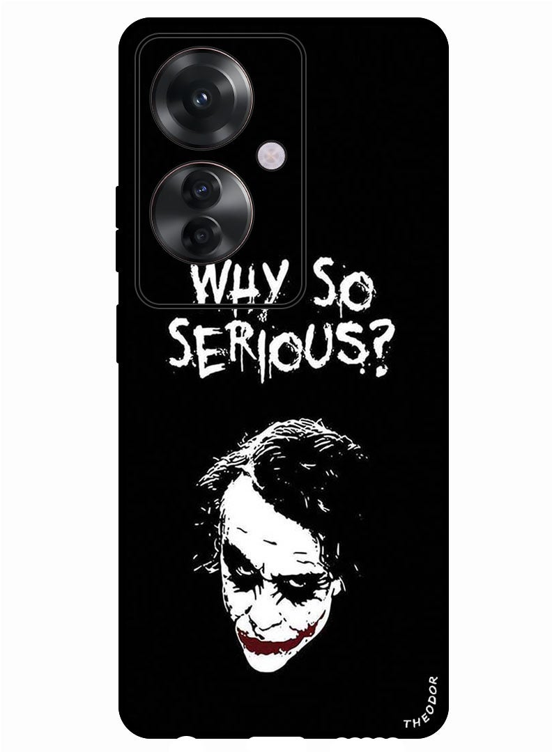 Theodor Protective Case Anti Scratch Shock Proof Bumper Cover For Oppo Reno 11F Why So Serious - Image 1