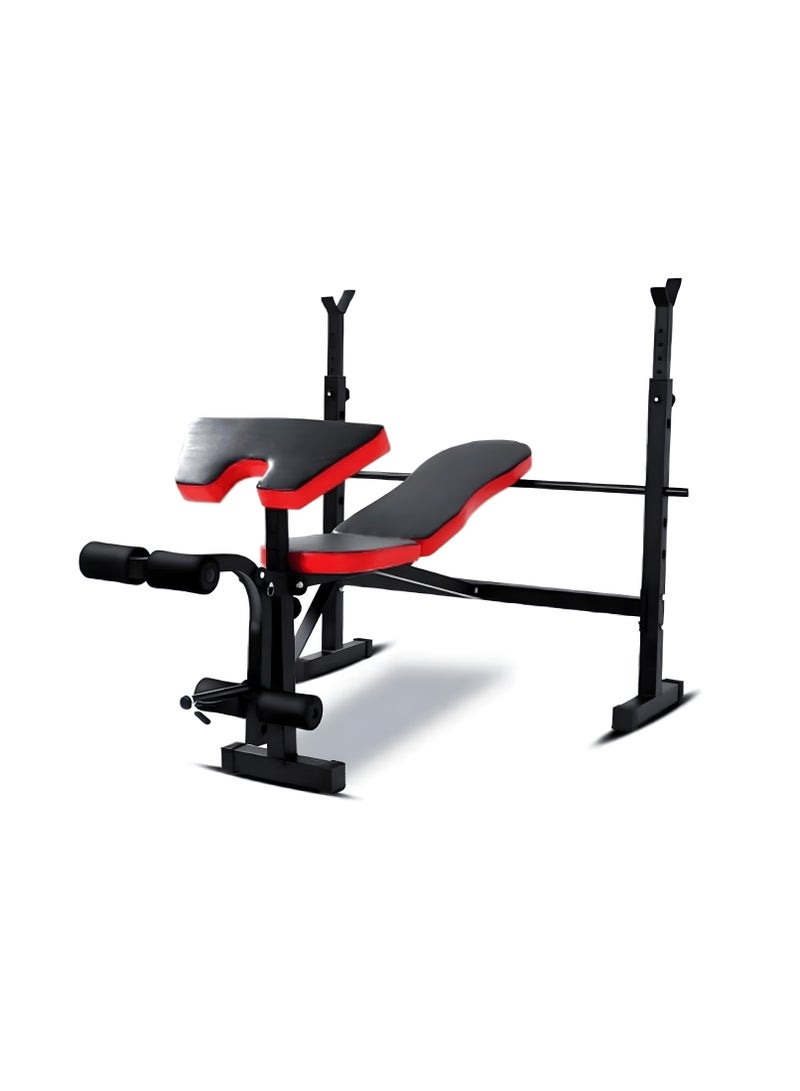 أتش برو مقعد رفع أثقال HM7776-A من إتش إم سبورتس | مقعد تدريب قوة قابل للتعديل للاستخدام في المنزل وصالات الألعاب الرياضية التجارية - Image 1