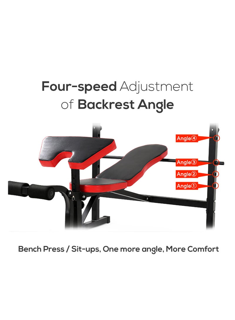 أتش برو مقعد رفع أثقال HM7776-A من إتش إم سبورتس | مقعد تدريب قوة قابل للتعديل للاستخدام في المنزل وصالات الألعاب الرياضية التجارية - Image 2