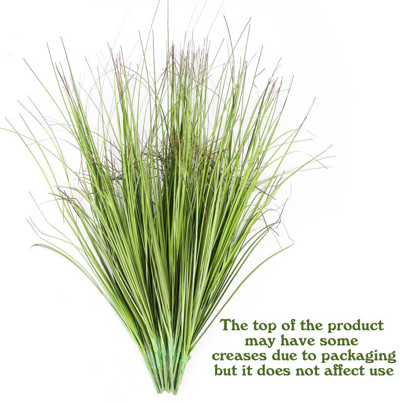 FOIMAS 12pcs Artificial Grass Plants,19.68" Faux Shrubs Wheat Grass Greenery Stems Fake Plants for Indoor Outdoor Home Decoration - Image 3