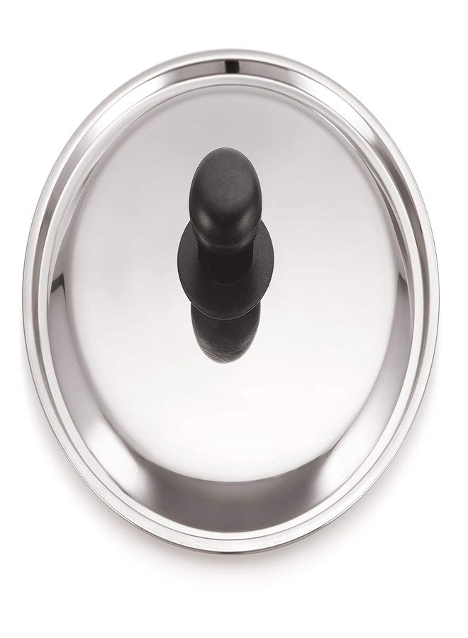 Chef Direct Stainless steel Dome Lid - Silver 16cm - Image 1