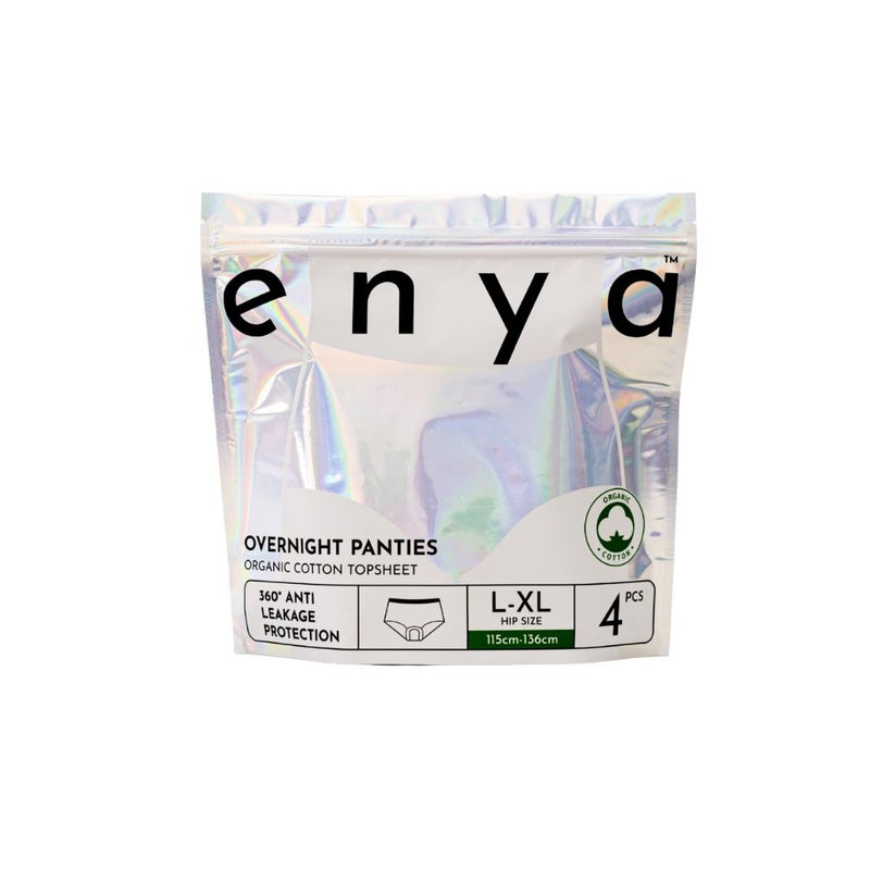 enya Overnight Disposable Panties (L-XL, 4pcs) - Image 1