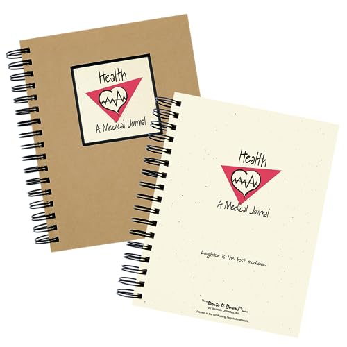 Write it Down series by Journals Unlimited, Guided Journal, Health, A Medical Journal, Full-size 7.5"x 9", Kraft Hard Cover, Made in USA - Image 2