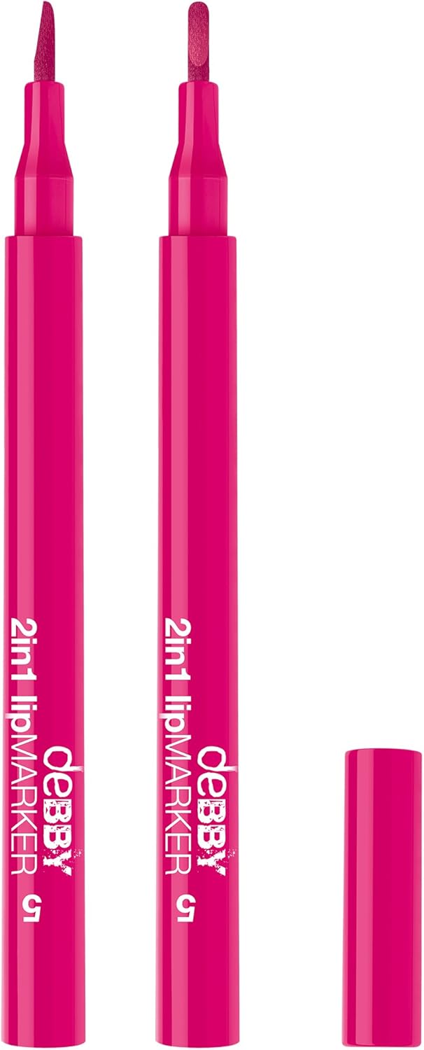 DEBBY Lip Marker 2In1 05 Fucshia Pencil Lips MakeUp And Cosmetic