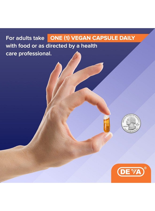 DEVA Vegan Vitamins Natural Vitamin E 400IU with Mixed Tocopherols, Supports Immune System & Skin Nutrition, Natural Antioxidant & Gluten Free, Dairy Free, Non-GMO, 90 Capsules - Image 5