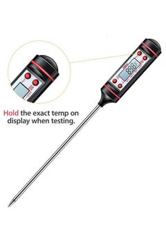X-PRO5 Meat Thermometer, Cooking Thermometer With Instant Read, Lcd Screen, Hold Function For Kitchen Food Smoker Grill Bbq Candy Milk Water  - Image 3