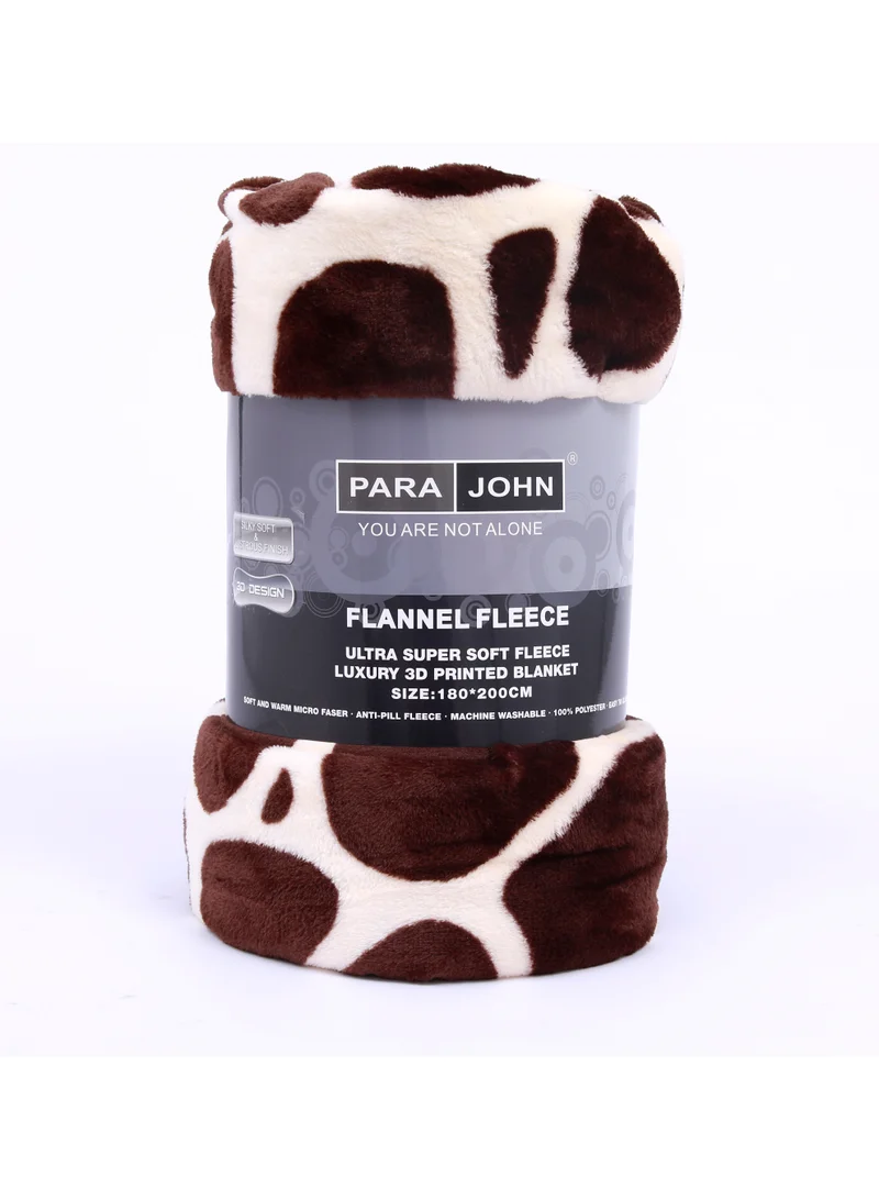 PARAJOHN Para John Fleece Blanket – Ultra Soft Microfiber Polyester Blanket 180×200 cm, Machine Washable