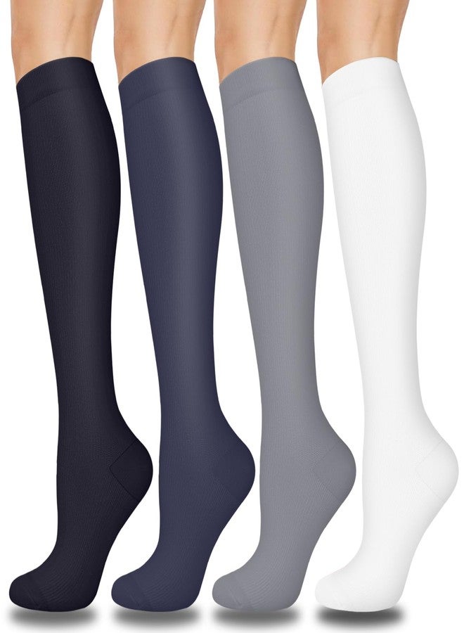 Aoliks Compression Socks for Women & Men Circulation, Knee High Support Socks for Flight Pregnancy Hiking - Image 1