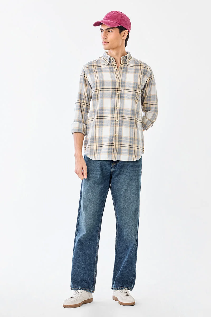 SNITCH قميص كاروهات بقصة ضيقة