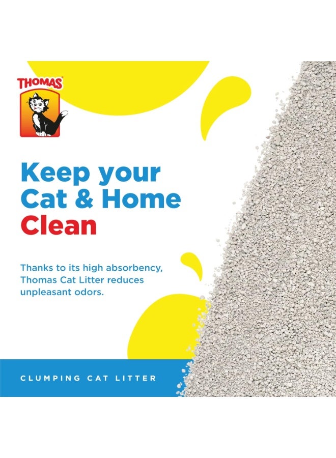Thomas Clumping Cat Litter 5kg Natural Mineral Based Highly Absorbent - Image 4