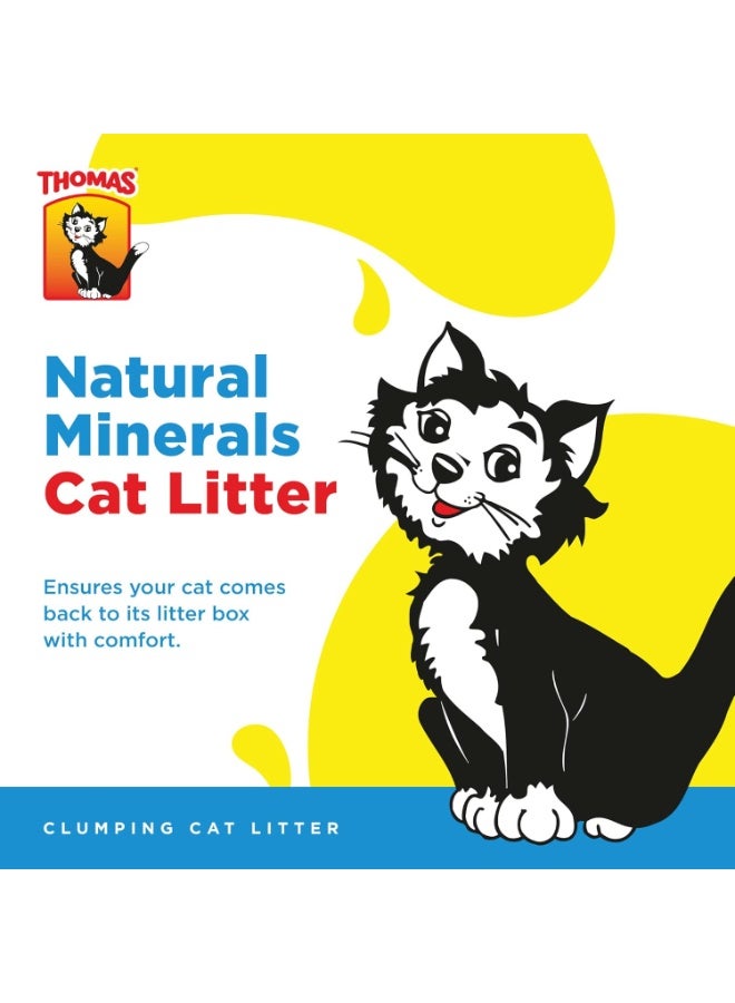 Thomas Clumping Cat Litter 5kg Natural Mineral Based Highly Absorbent - Image 2