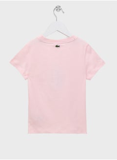LACOSTE Kids Logo Crew Neck T-Shirt  - Image 2