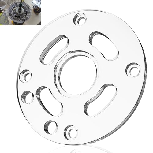 LIZEWEI DNP613 Router Sub Base for DE-WALT 20V Compact Routers, Replace DNP613, Fits Model DCW600B, DWP611, DWP611PK More, Round - Image 1