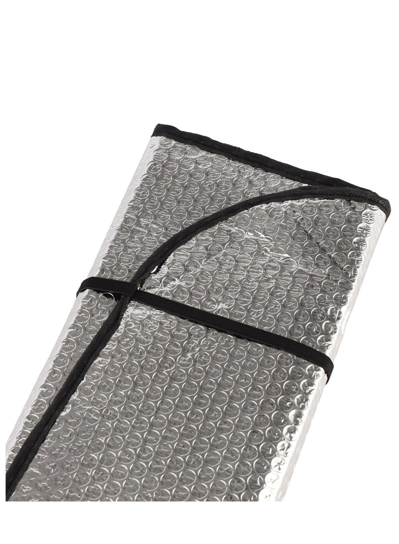 Epsilon Car Sunshade Set- EPS1269| Universal Size, For All Seasons| Perfect for Protecting the Seats, Dash And Materials From Sun Exposure| Silver and Black  - Image 5