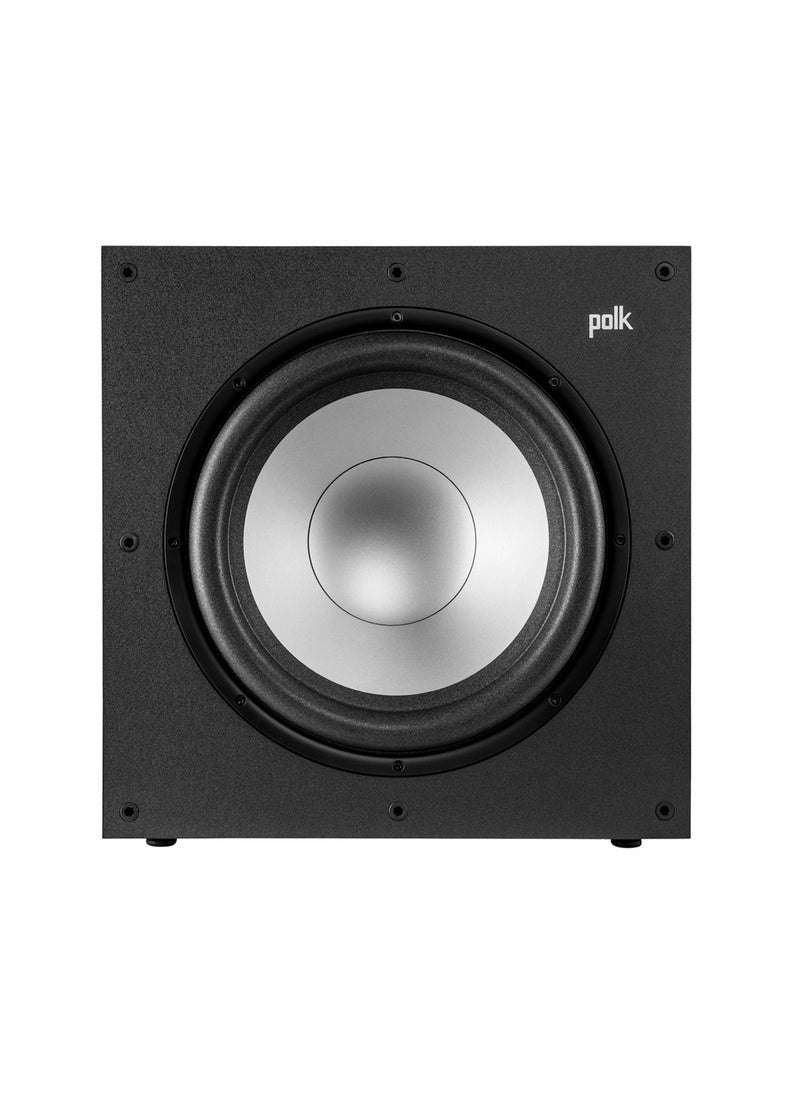Polk Audio - Polk Monitor XT12 Powered Subwoofer - 12" Dynamic Balanced Woofer & 100W Dolby Atmos & DTS:X Compatible - Image 1