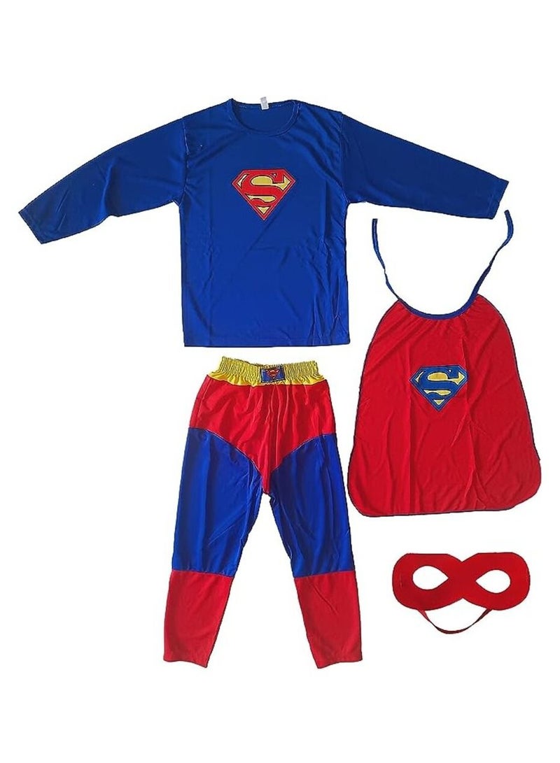 Children's superhero costume set, 4 pieces. High-quality costume, a great gift for boys for all occasions - Image 1