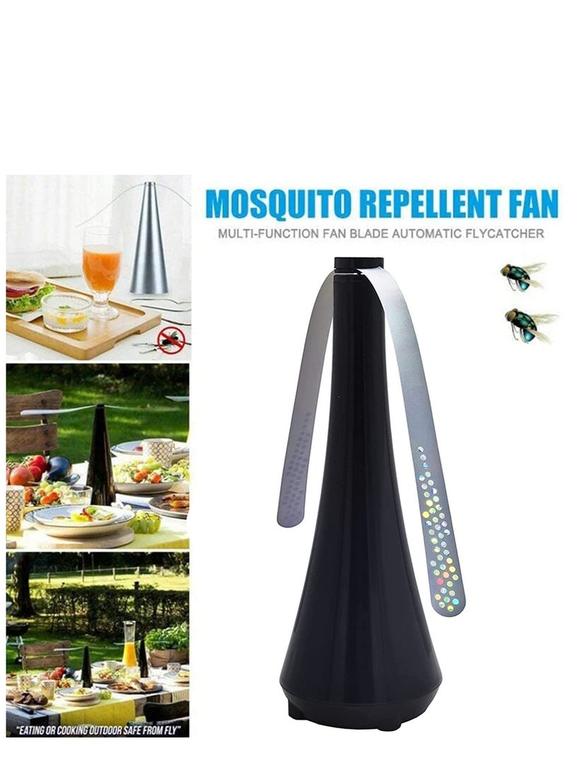 SYOSI Fly Repellent Fan, Indoor and Outdoor I Insect , Wasp | Battery-Operated | Reflective Patterns, | Lightweight Away from Your Food Enjoy - Image 3