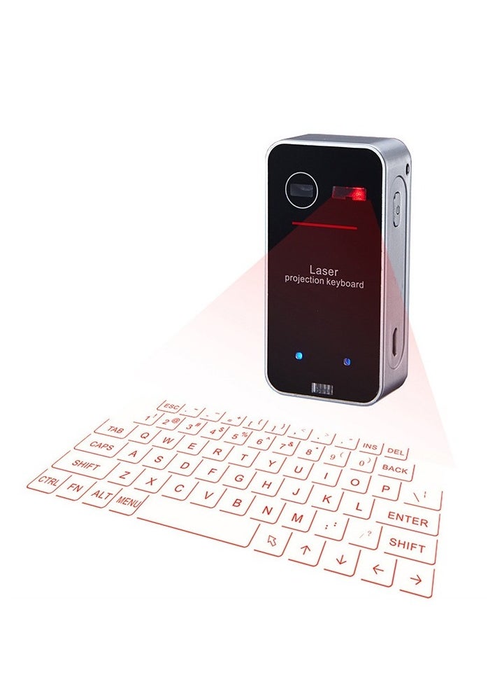 Generic - Laser projection virtual keyboard with Bluetooth speaker and voice reporting mouse. - Image 1