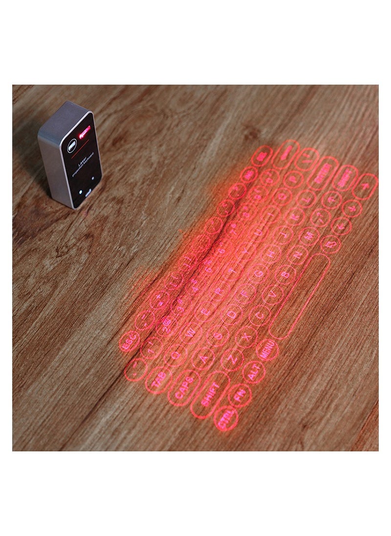 Generic - Laser projection virtual keyboard with Bluetooth speaker and voice reporting mouse. - Image 1