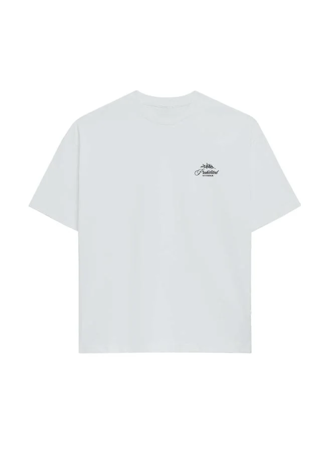 Prohibited Off-White PB Leaf Tee  | Best Price UAE