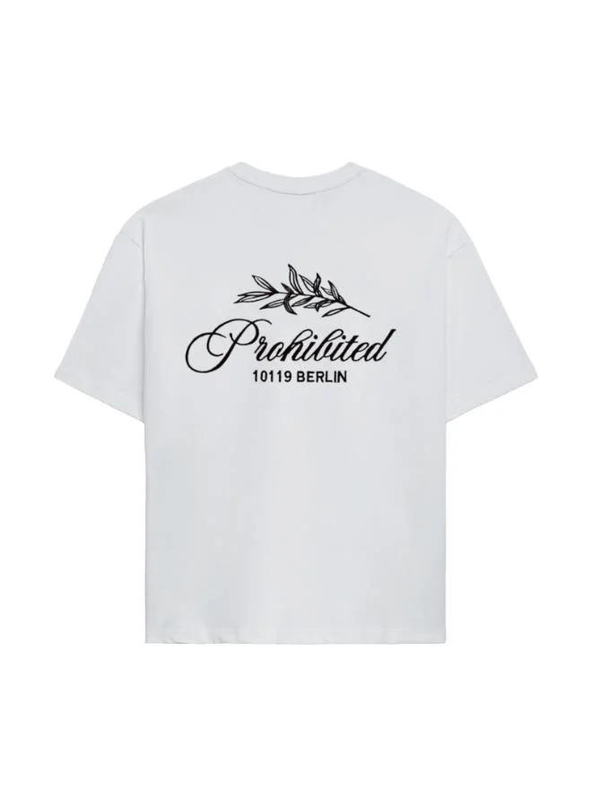 Prohibited Off-White PB Leaf Tee  | Best Price UAE
