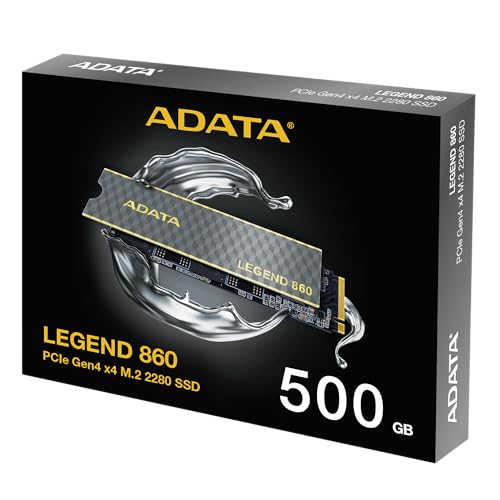ADATA Legend 860 PCIe Gen4 x4 M.2 2280-500GB, Powerful and Audacious, Solid State Drive (Legend 860, 500GB) - Image 3