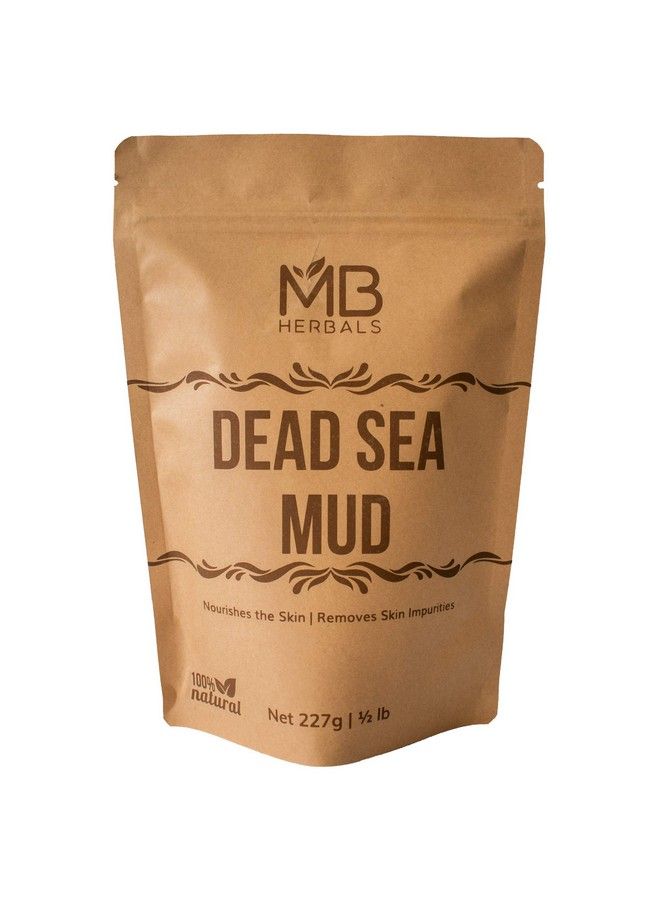 MB Herbals Dead Sea Mud 227 Gram : Half Pound : Nourishes Exfoliates Softens & Detoxify the Skin : DRY CLAY POWDER - Image 5