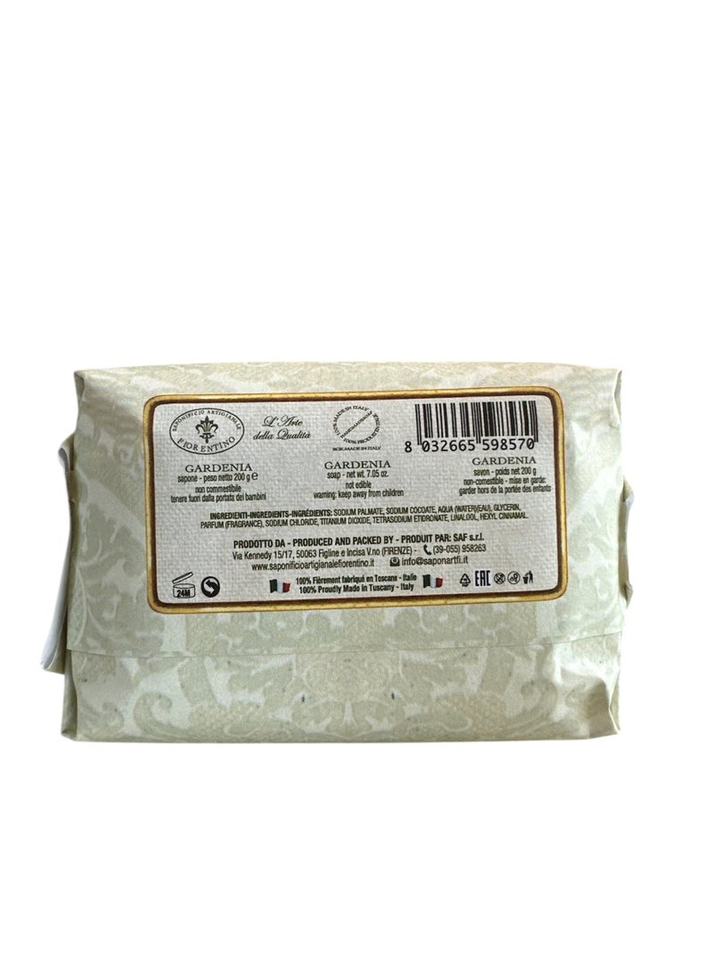 SAPONIFICIO ARTIGIANALE FIORENTINO Gardenia Soap (200g) - Image 3