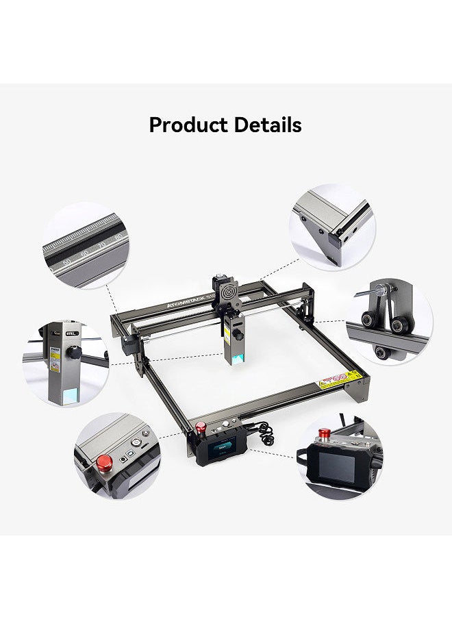 ATOMSTACK - S10 Pro CNC Desktop DIY Laser Engraving Cutting Machine with 410x400mm Engraving Area Fixed-Focus Ultra-thin Laser High-Energy with Eye Protection Quick Assembly Aluminum Alloy Structure - Image 1
