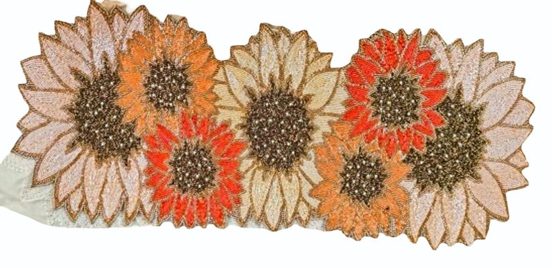 AIVIK Premium Handcraf Beautiful Beaded Table Runner Craftsmanship 13 36 Inch BR043 - Image 5