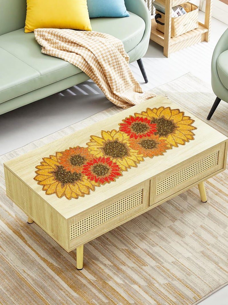 AIVIK Premium Handcraf Beautiful Beaded Table Runner Craftsmanship 13 36 Inch BR043 - Image 3
