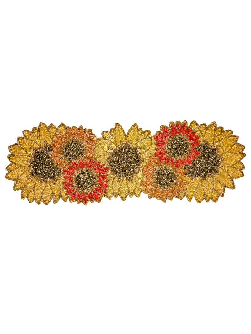AIVIK Premium Handcraf Beautiful Beaded Table Runner Craftsmanship 13 36 Inch BR043 - Image 4