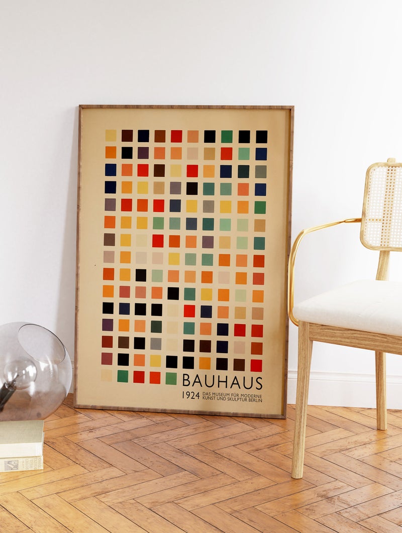 TNESSENTIAL Retro Bauhaus Poster, Modernist Wall Art, Geometric Bauhaus Print, German Abstract Decor, Graphic Poster, Minimalist Art Print, A1/A2/A3/A4 - Image 3