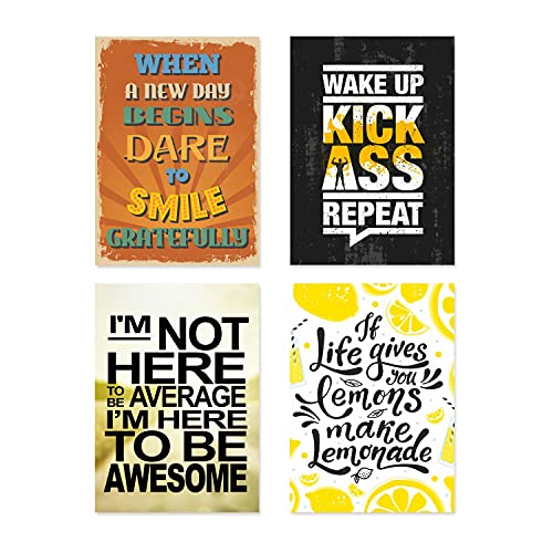 PAPER PLANE DESIGN Quote and Motivational Poster Set of 10 (Size 45 x 30 cm) d803 - Image 3