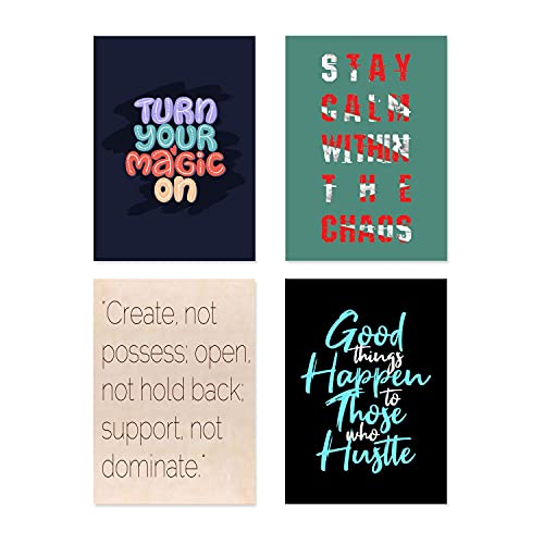 PAPER PLANE DESIGN Quote and Motivational Poster Set of 10 (Size 45 x 30 cm) d803 - Image 2