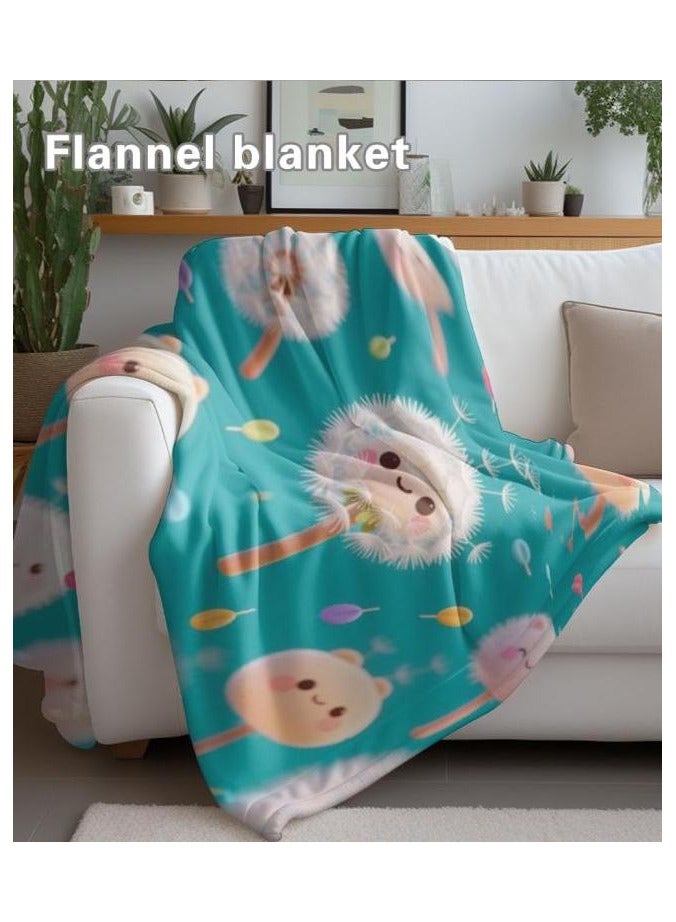 general Flannel thin blanket (warm and comfortable, suitable for sleep, gaming, dust removal and sandproof) 150cm*200cm - 1166 - Image 1