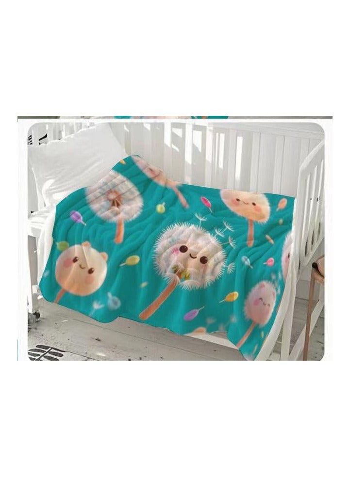 general Flannel thin blanket (warm and comfortable, suitable for sleep, gaming, dust removal and sandproof) 150cm*200cm - 1166 - Image 3