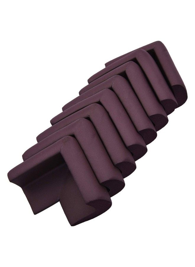 KitschKitsch 8Pcs Baby Safety Foam Corner Protector 90 Degrees For Sharp Corners Of Tables Dressers Drawers Cupboard Cabinet Fridge (Brown) - Image 1