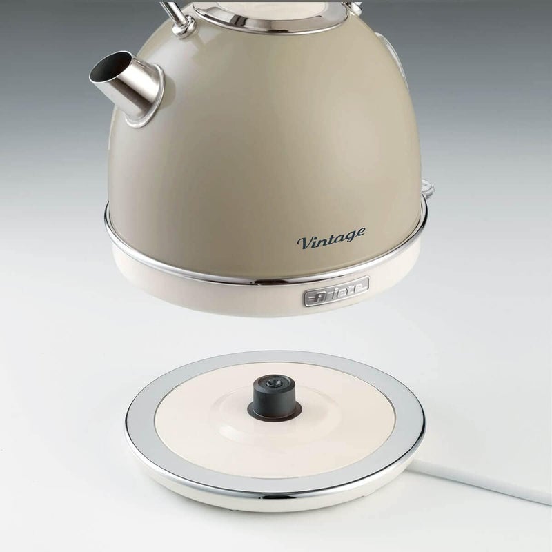 ARIETE VINTAGE KETTLE 1.7L CREAM/BEIGE 2877-BG, ART2877-BG - Image 4
