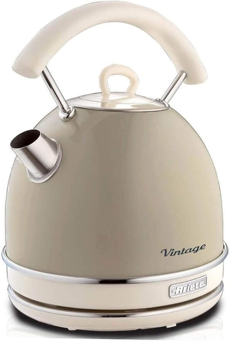 ARIETE VINTAGE KETTLE 1.7L CREAM/BEIGE 2877-BG, ART2877-BG - Image 1