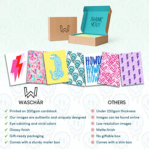 WaschbÃ¤r Waschbär Aesthetic Pictures Wall Collage Kit, Preppy Room Decor, 50 PCS Trendy Dorm Decorations for Teens and Young Adults, Preppy Things, Posters for Room Bedroom - Image 3