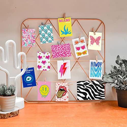 WaschbÃ¤r Waschbär Aesthetic Pictures Wall Collage Kit, Preppy Room Decor, 50 PCS Trendy Dorm Decorations for Teens and Young Adults, Preppy Things, Posters for Room Bedroom - Image 5