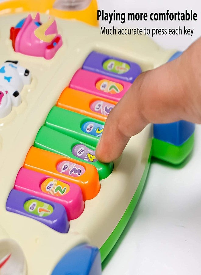 Goyal's Cow Piano Musical Piano with 3 Modes, Flashing Lights & Wonderful Animal Sound Music - Image 3