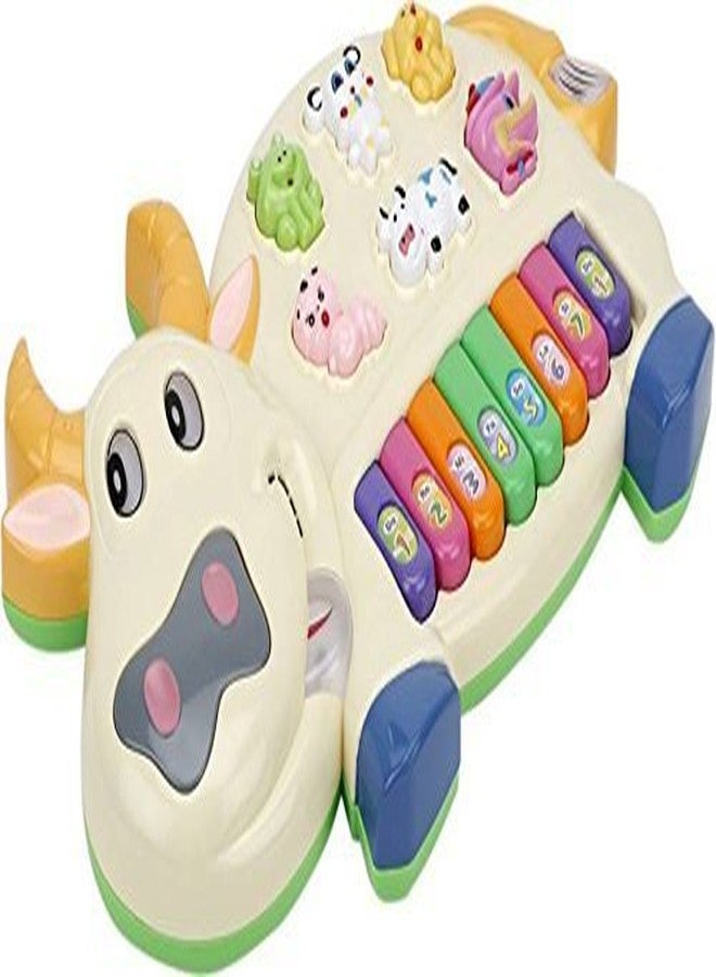Goyal's Cow Piano Musical Piano with 3 Modes, Flashing Lights & Wonderful Animal Sound Music - Image 5