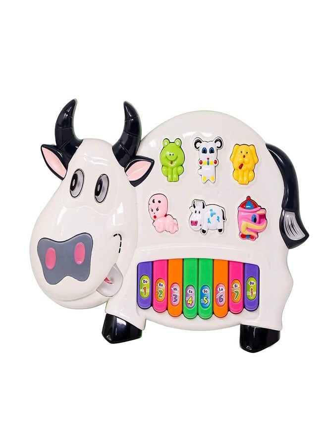 Goyal's Cow Piano Musical Piano with 3 Modes, Flashing Lights & Wonderful Animal Sound Music - Image 1