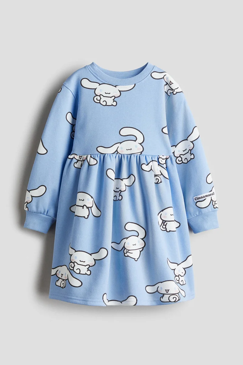 H&M Printed sweatshirt dress