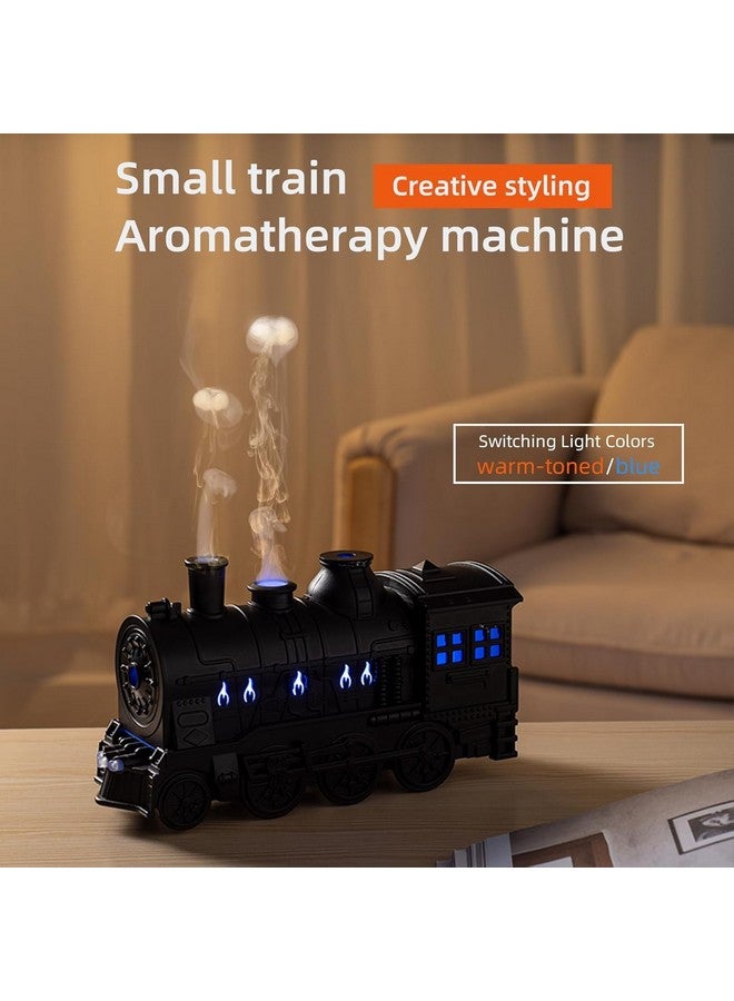 Inditradition Inditradition Plastic Train Engine Shape Aroma Diffuser Humidifier For Room | Ultrasonic Aromatherapy Essential Oil Vaporizer (With Multi-Colour LED, 9 X 5 Inches, 300ml Tank) (Black)  - Image 3