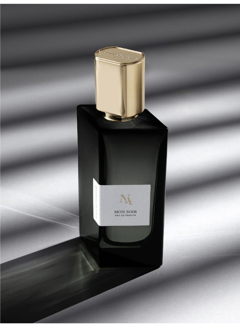 ماء الذهب  |مون سوار | أو دو بارفان | عطر مسائي ثابت يدوم طويلاً وبرائحة أنيقة | 75 مل | للنساء اللواتي يجسدن الرقي والغموض - Image 4